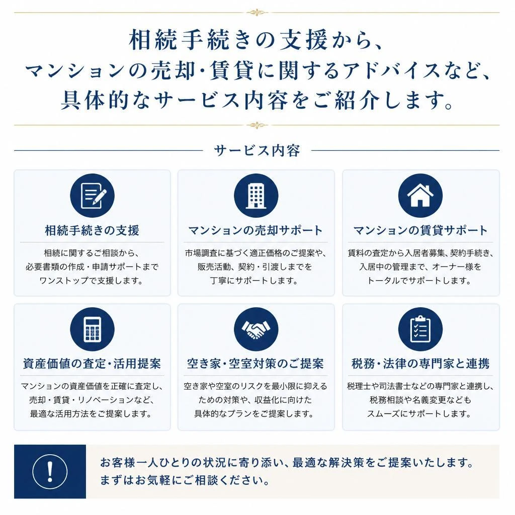 COLOR'U不動産のサポート内容