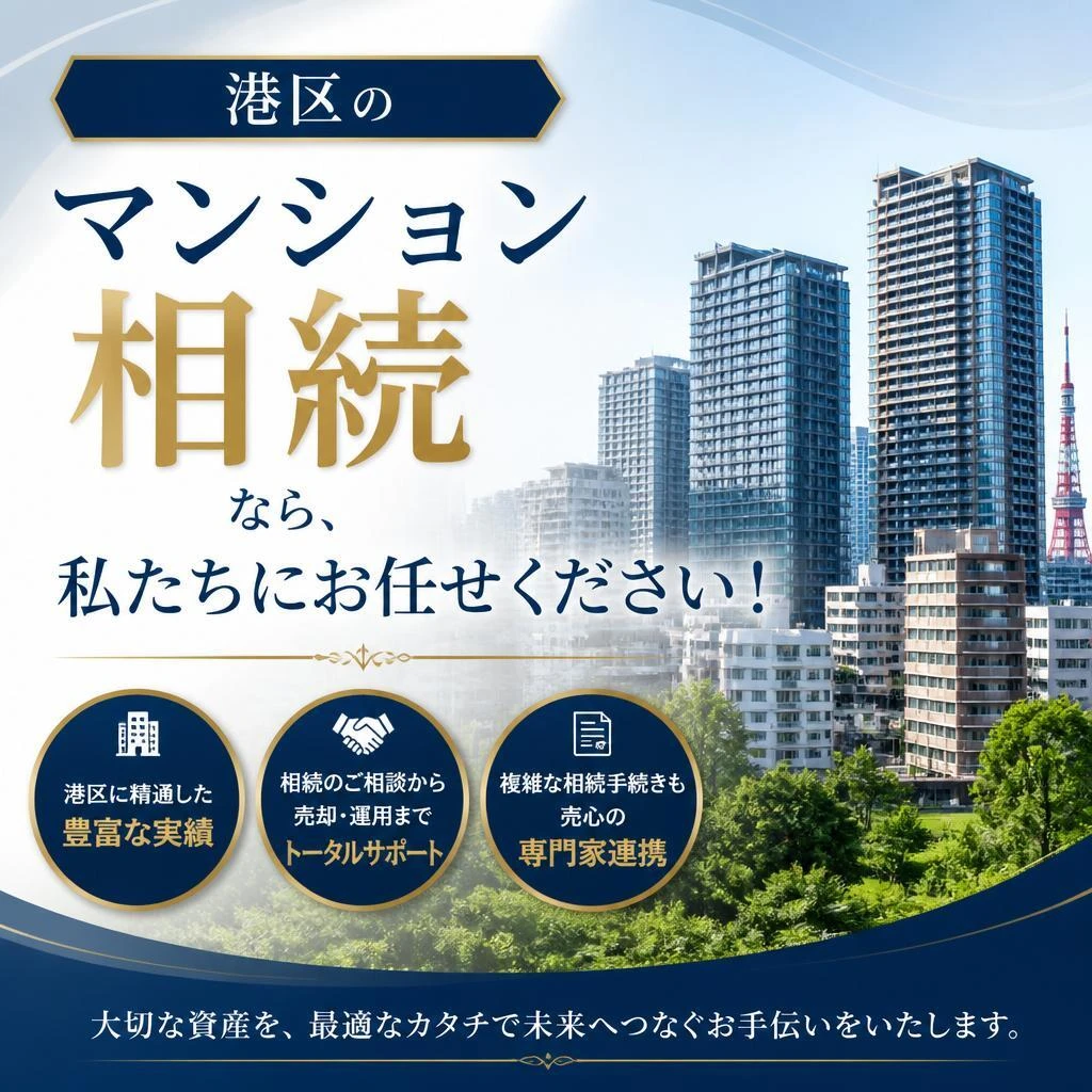 港区のマンション相続なら、私たちにお任せください！