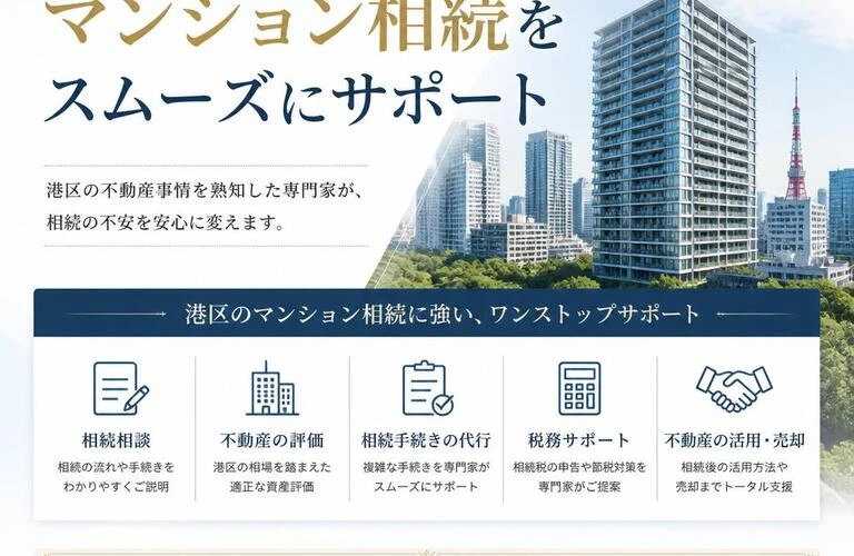 港区でのマンション相続をスムーズにサポート