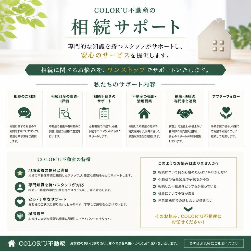 COLOR’U不動産のサービス内容