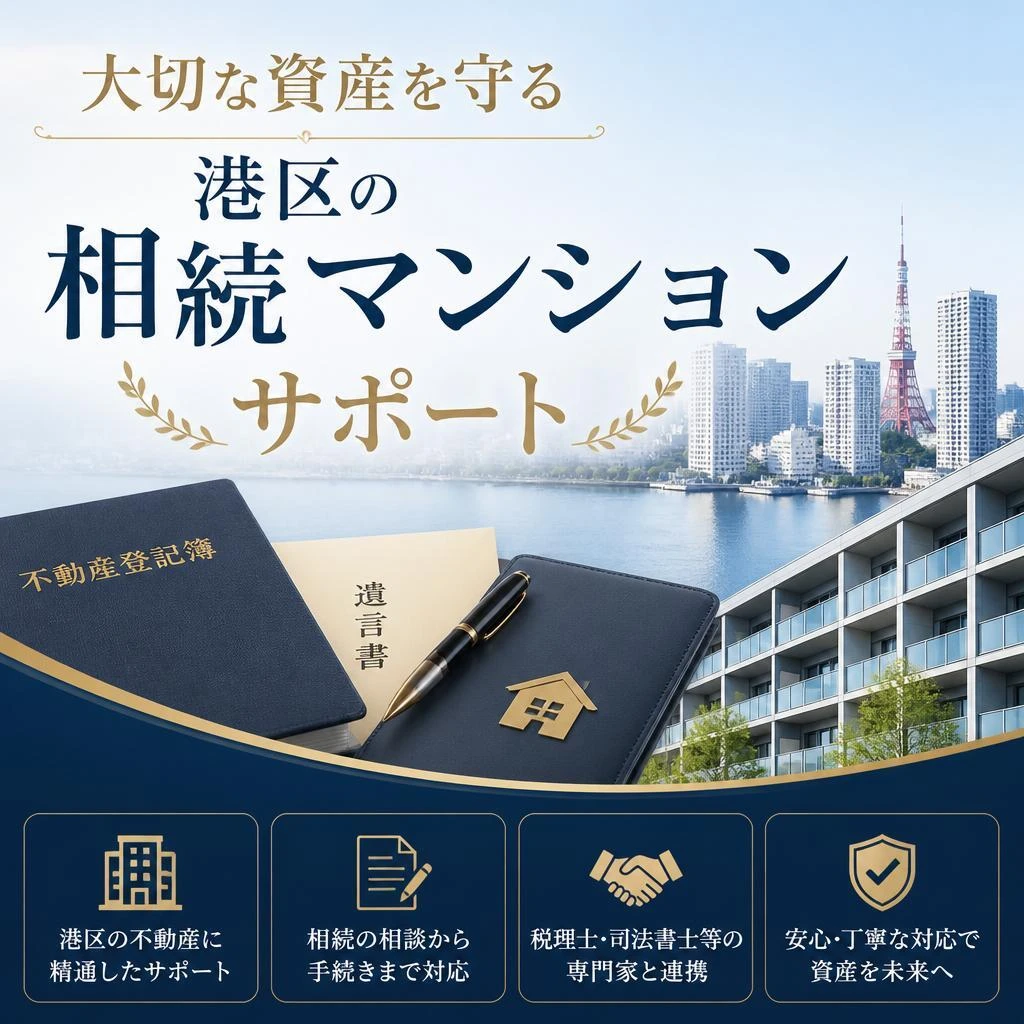 大切な資産を守る、港区の相続マンションサポート