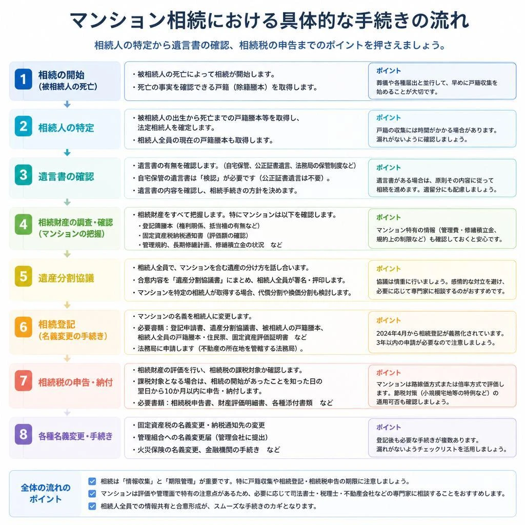相続手続きの流れ