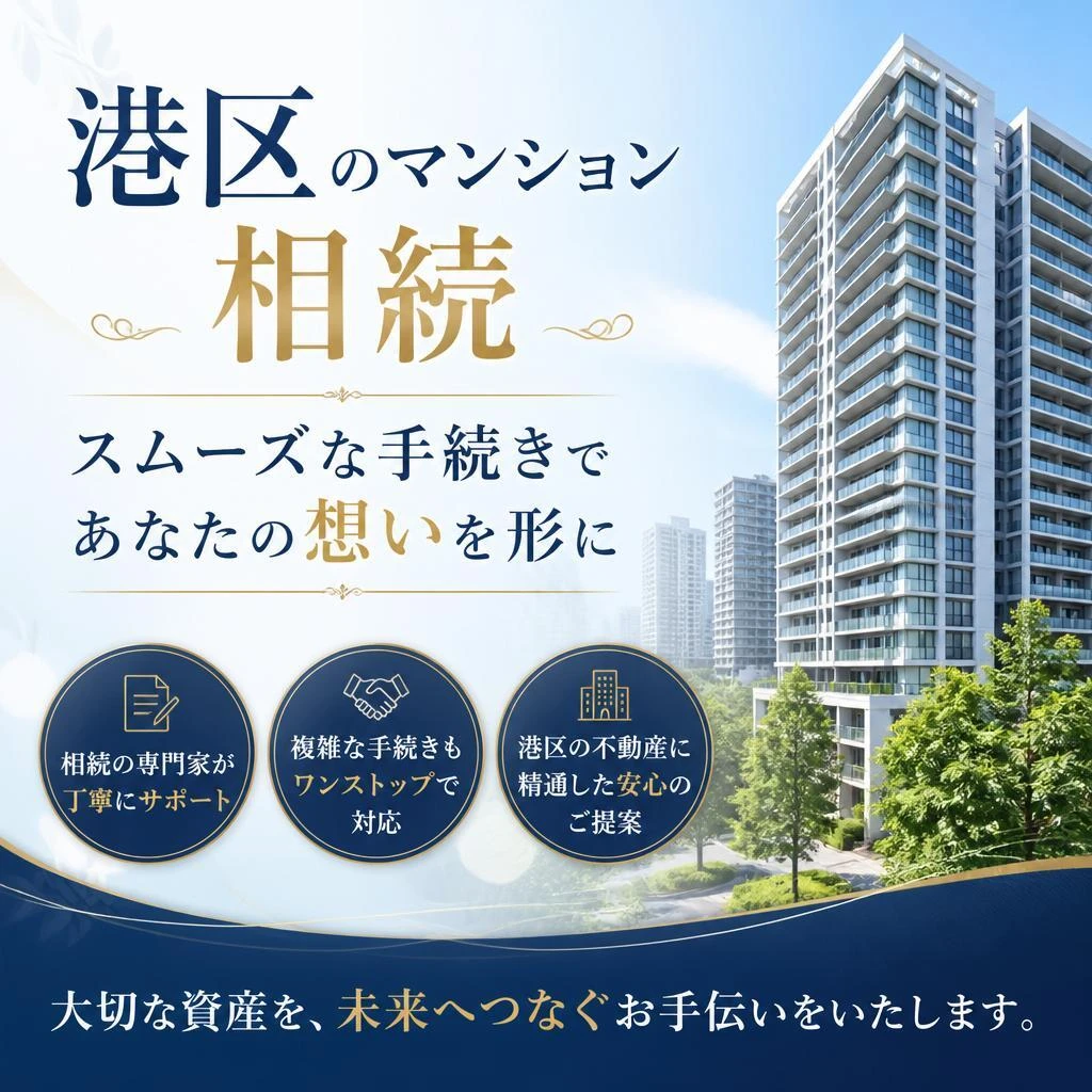 港区のマンション相続、スムーズな手続きであなたの想いを形に