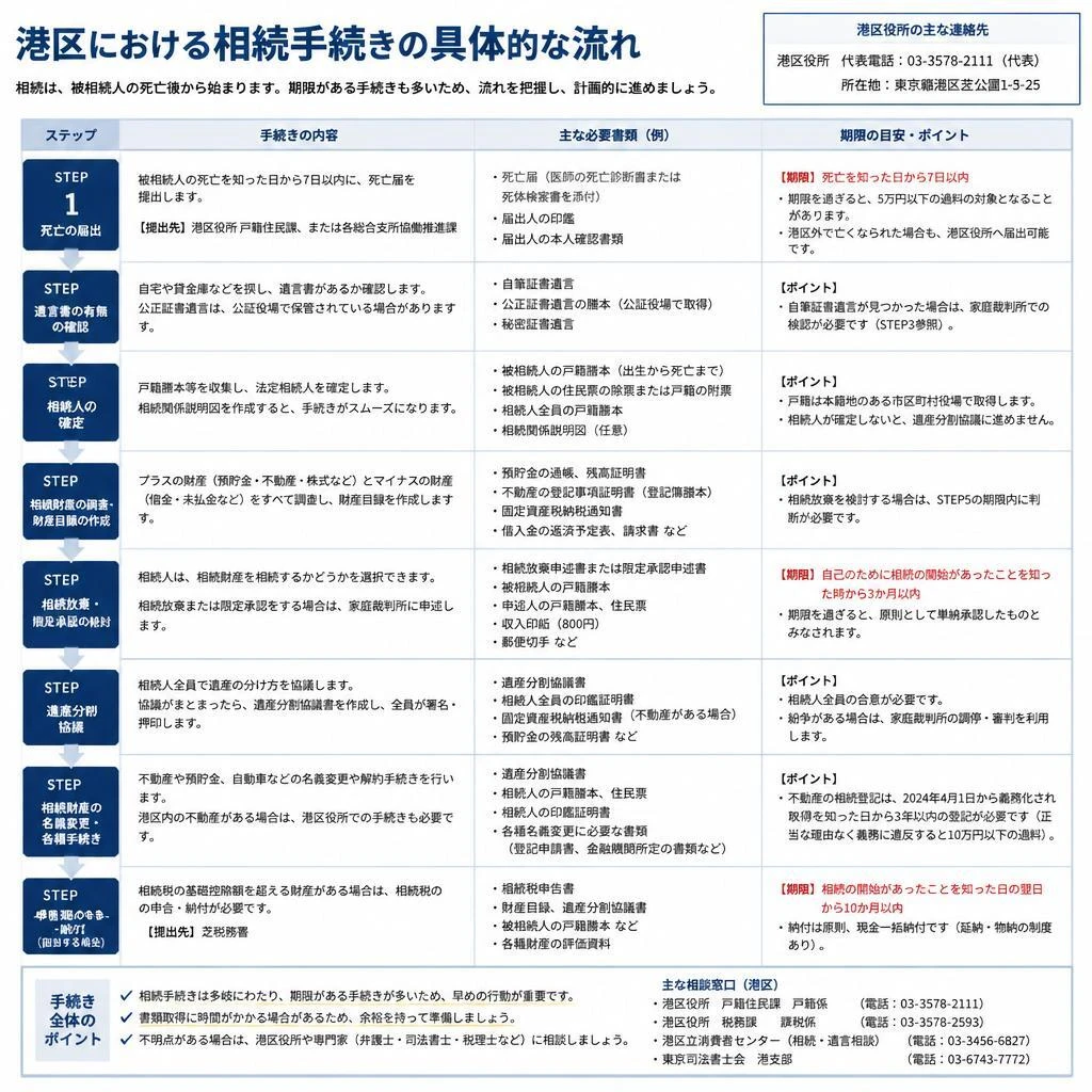 2. 相続手続きの流れ