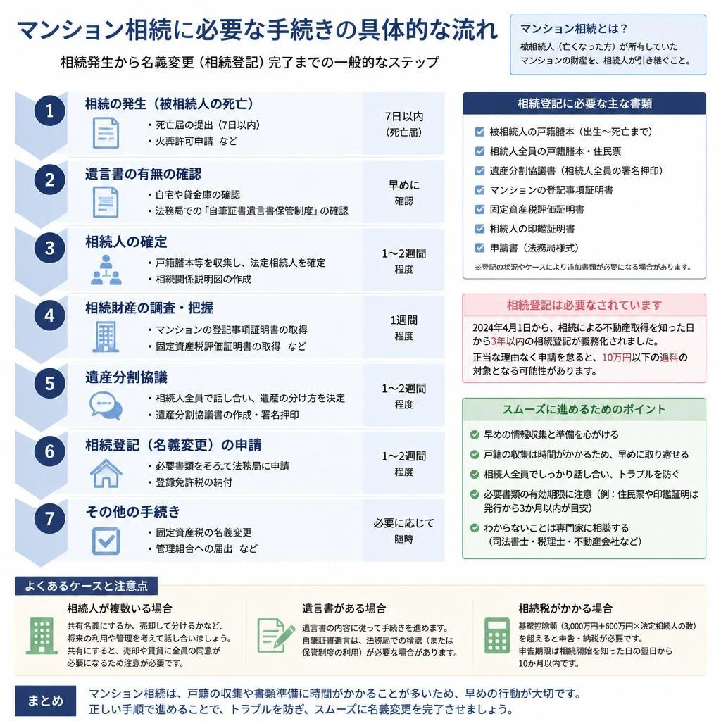 相続手続きの流れ