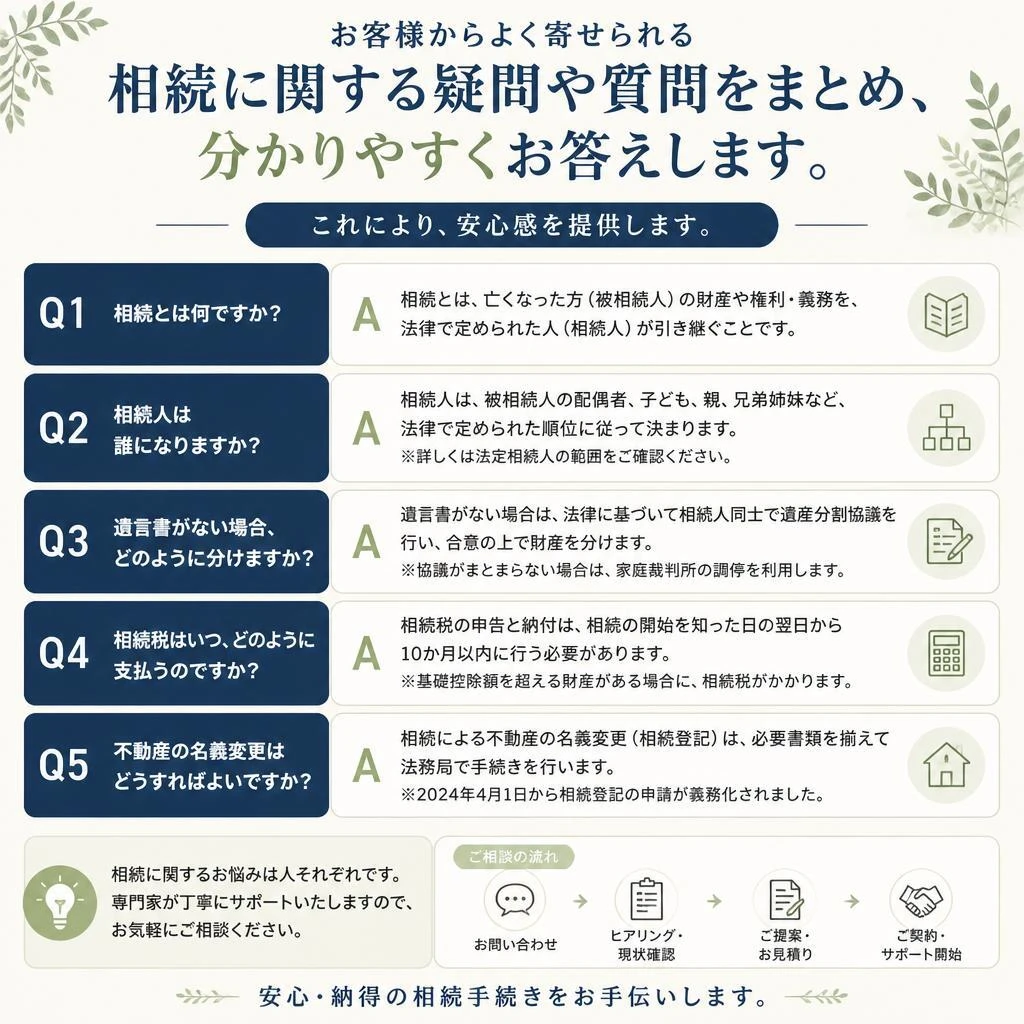 よくある質問とその回答