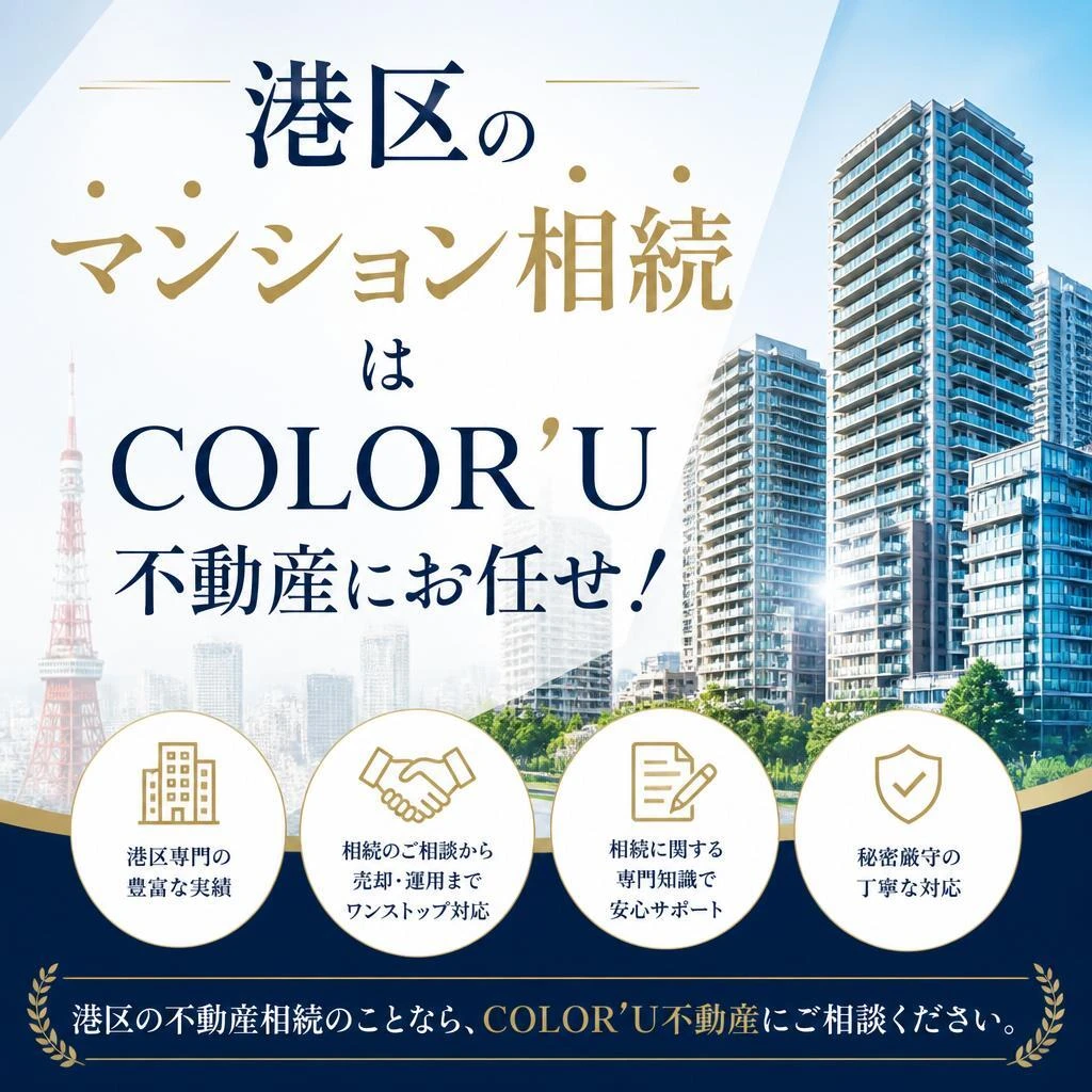 港区のマンション相続はCOLOR'U不動産にお任せ！
