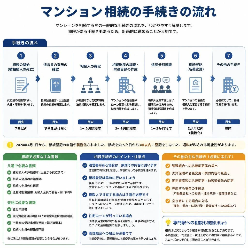 4. 相続手続きの流れ