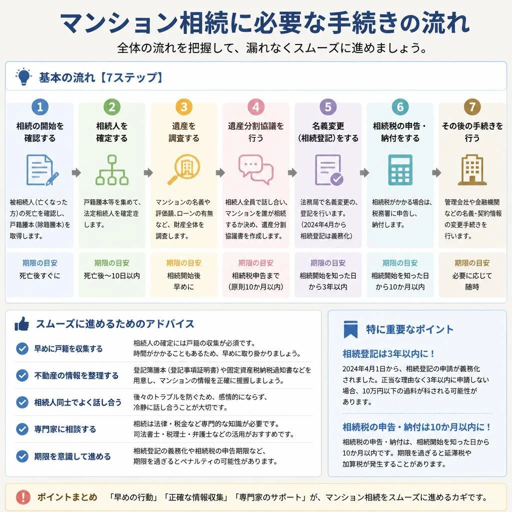 4. 相続手続きの流れ