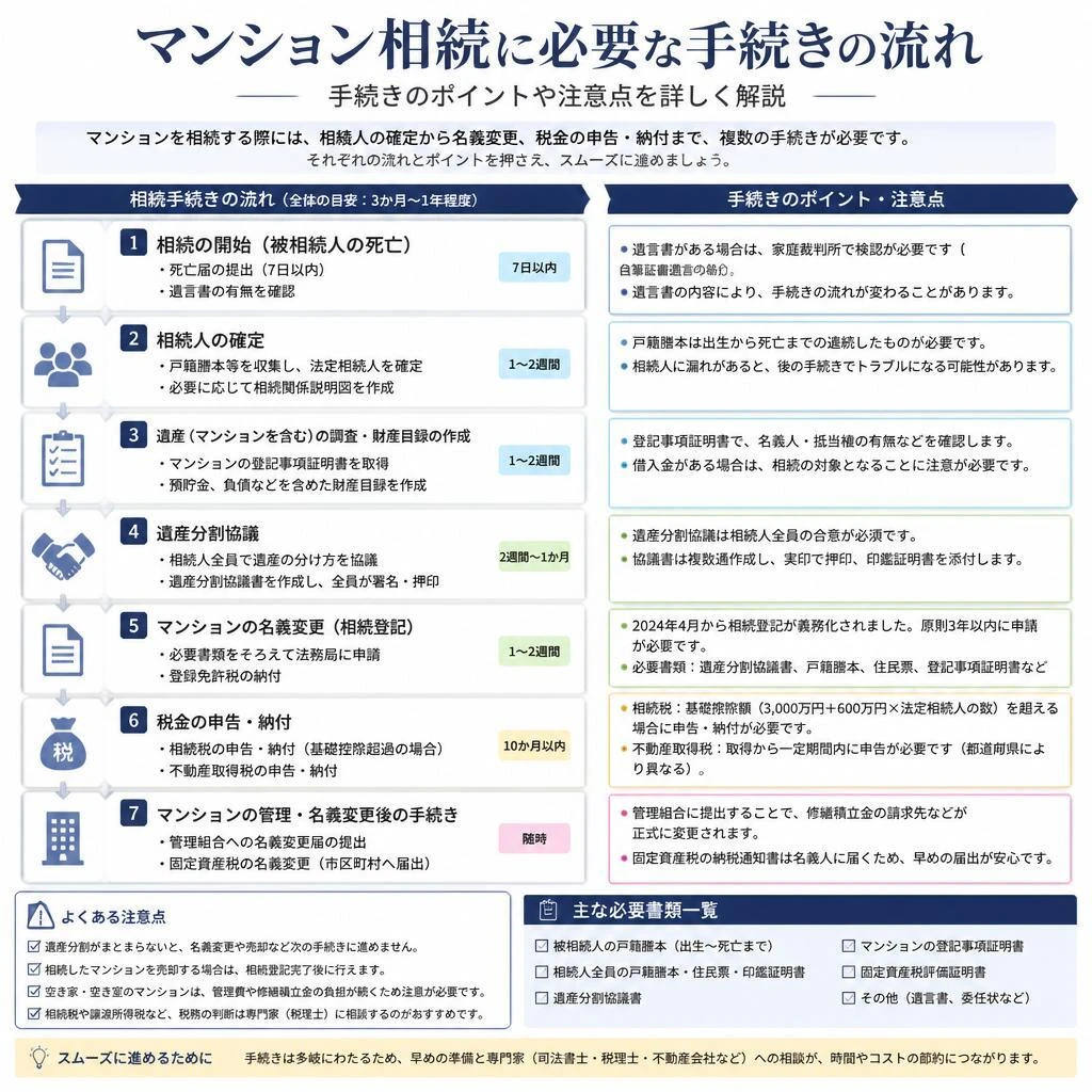 相続手続きの流れ