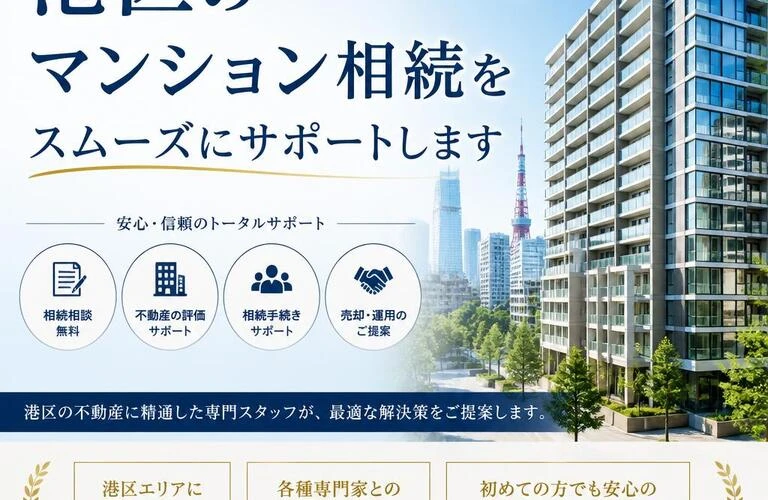 港区のマンション相続をスムーズにサポートします