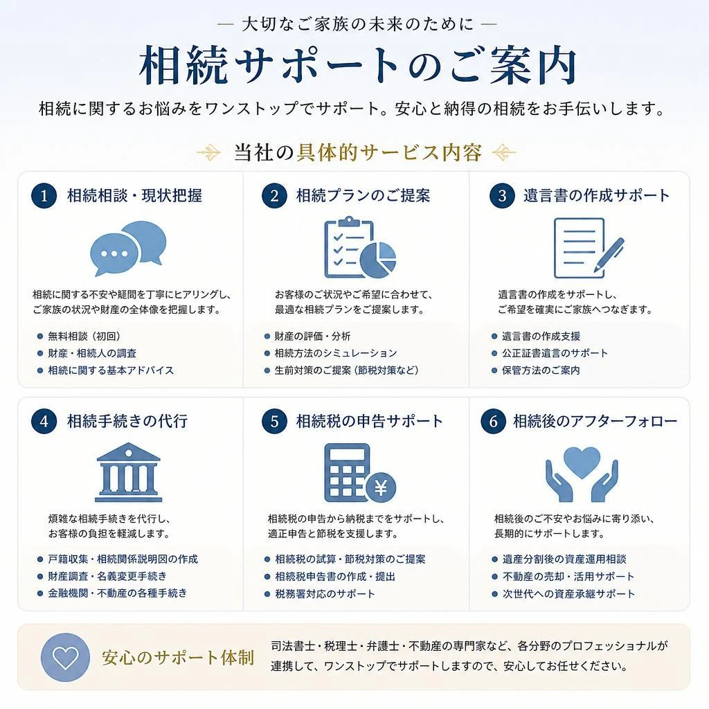 COLOR’U不動産のサポート内容