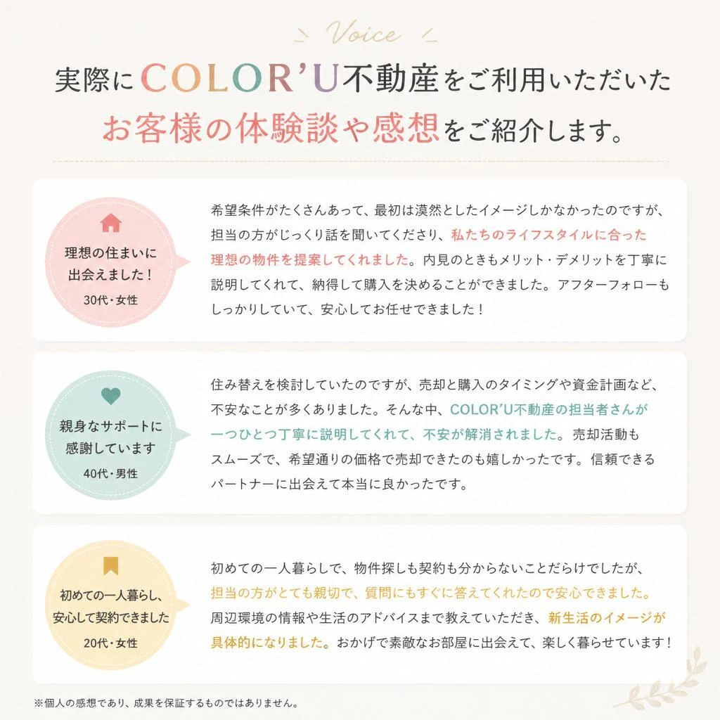 お客様の声