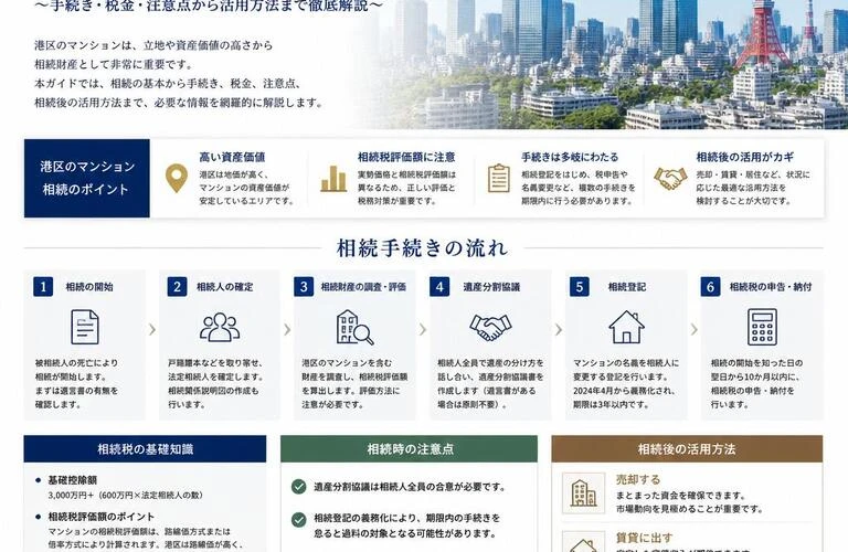 港区のマンション相続についての完璧なガイド