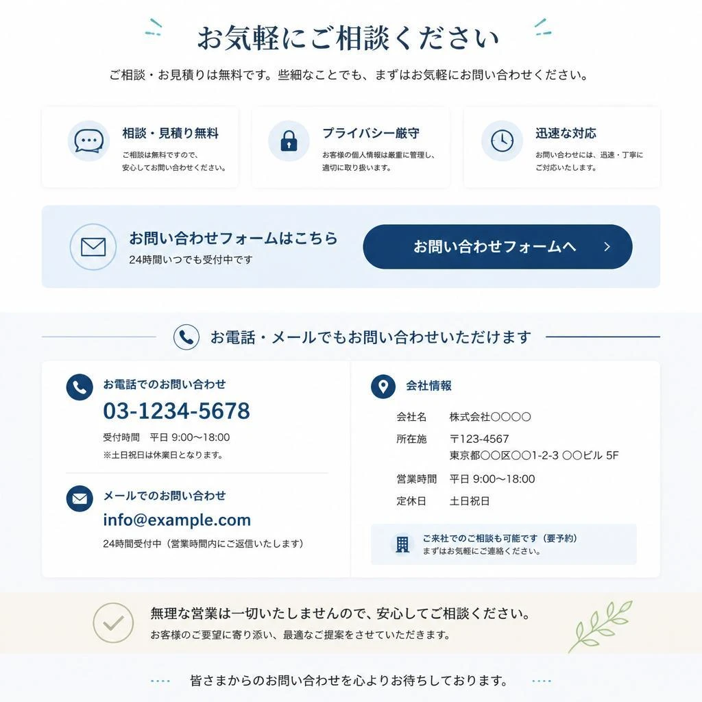 お問い合わせ：あなたの相続をサポートします