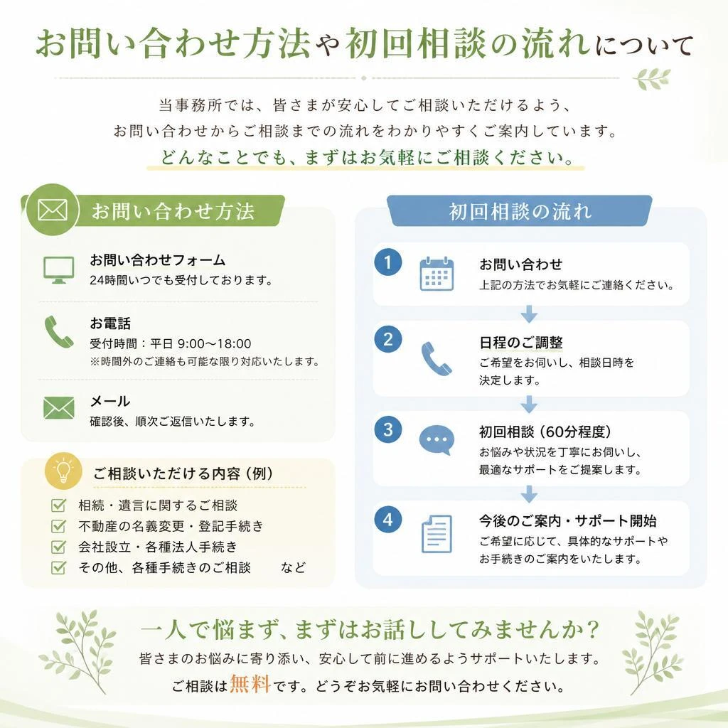 7. まずはお気軽にご相談を