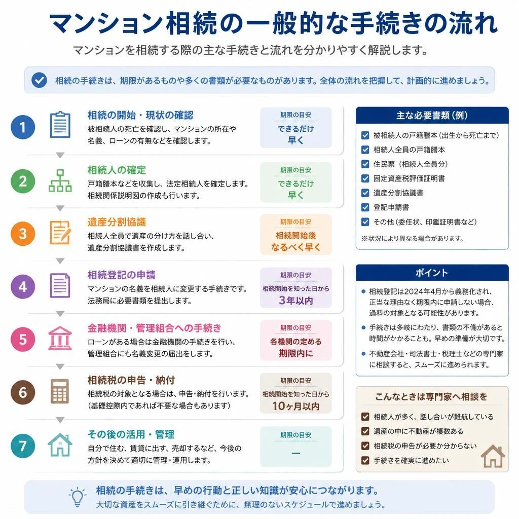 相続手続きの流れ
