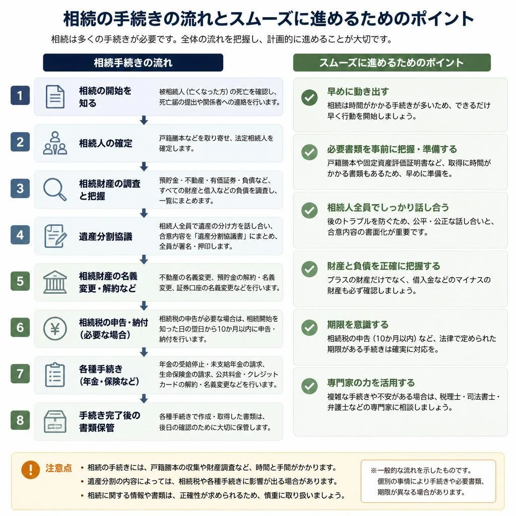 相続手続きの流れ
