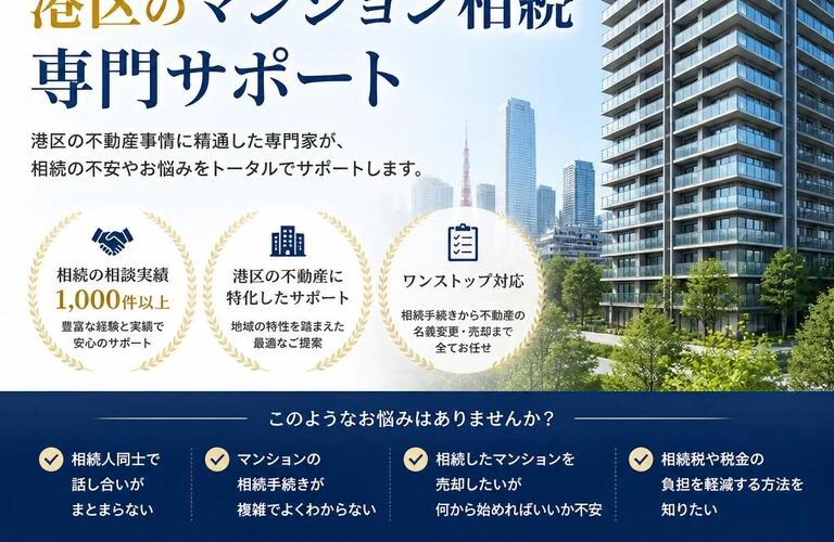 相続問題をスムーズに解決！港区のマンション相続専門サポート