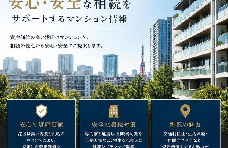 港区で安心・安全な相続をサポートするマンション情報