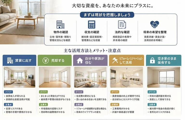 相続したマンション、どう活用しますか？
