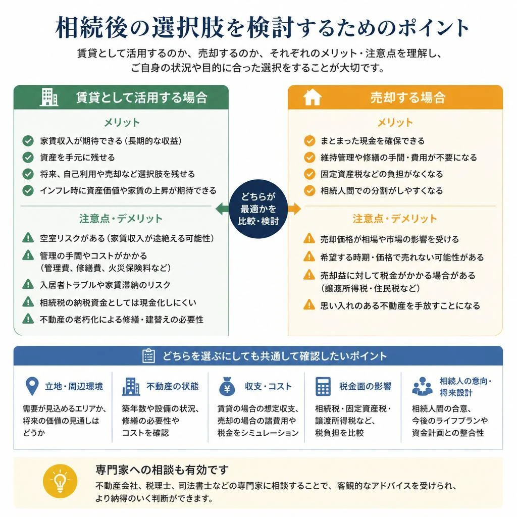 2. 相続したマンションをどうするか？